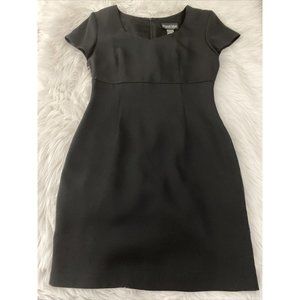 Randi May Collection womens little black dress size 8 lined vintage fitted EUC